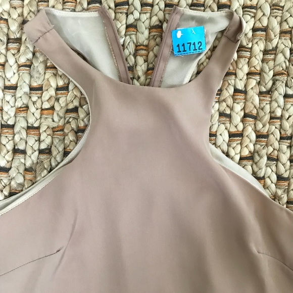 Tan halter dress size M - Picture 2 of 4